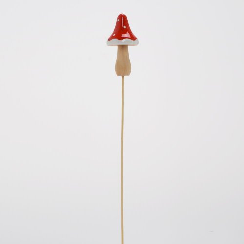 Zápich hríbik čer/bie/nat drevo 4*4*32cm