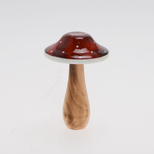 Muchotrávka čer/bie drevo 5,6*5,6*9cm