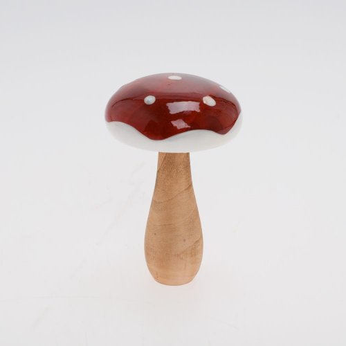 Muchotrávka čer/bie drevo 5,7*5,7*9cm