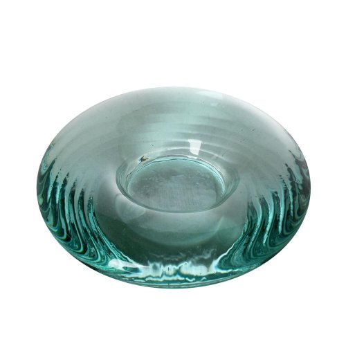 Svietnik podl. sklo farb. v3 d120/ vh-51 pr11cm
