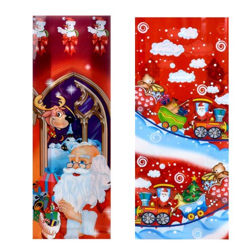 Sáčok mikuláš celofán 14x35cm