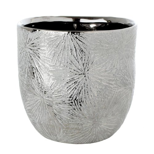 Super cena obal strieborný vzor ohňostroj 19*18cm