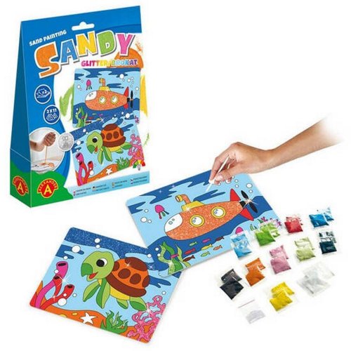 Pieskové farbenie trblietok korytnačka, loďka