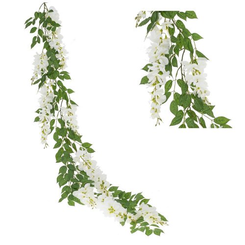 Girlanda vistéria krém 180cm