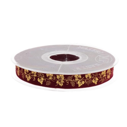 Stuha hrozno bordó 1,5cm/10m 4705p 24