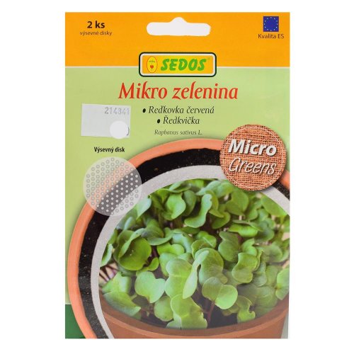 Reďkovka červ. microgreens 2ks