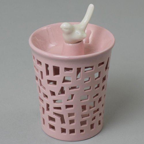 Aromalampa keram. biela s doplnkom