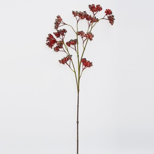Konár jarabina bordová 75cm - Umelé kvety