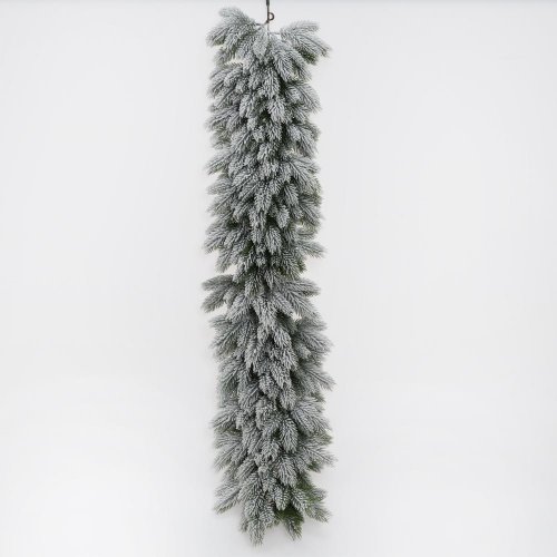 Girlanda čečina, osnežená 105cm