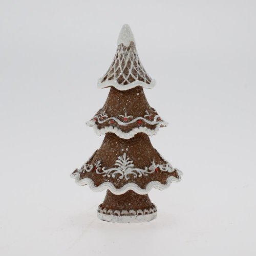 Stromček perníkový poly 6,1*4,6*11cm - Vianočné dekorácie