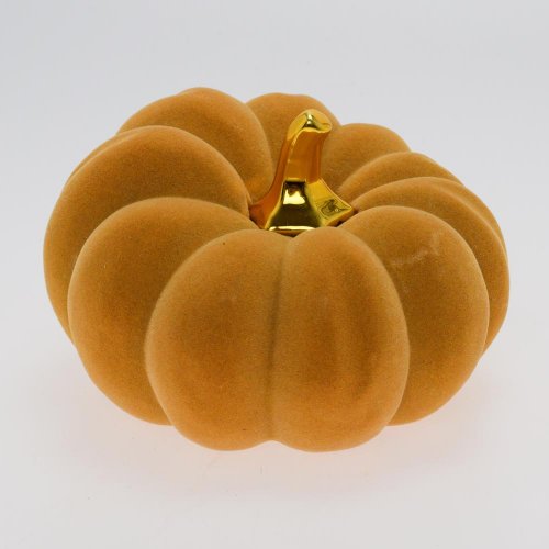 Tekvica žlt/zla dolom. 18*17,6*12cm - Jesenné dekorácie