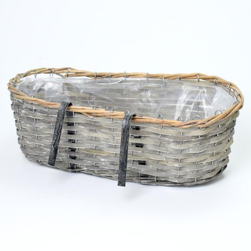 Hrantík  ovál šedý záves 50x16x20 cm super cena