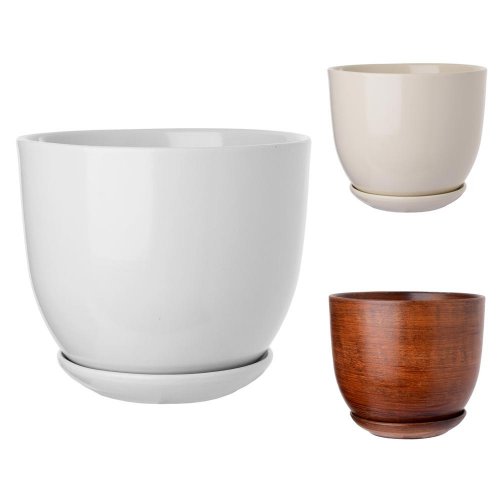 Dp1429 kvetináč+miska barylka 6 29xv26cm