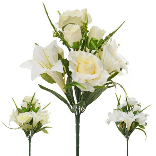 Kytica ľalia/ruža 3f 40cm