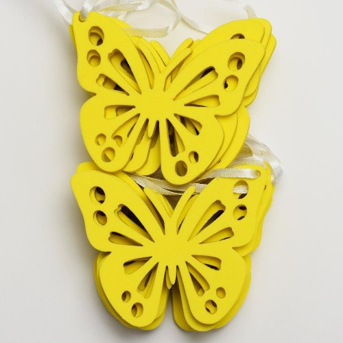 Sc motýľ eva záves s/12 8x6x0,5cm žl super cena