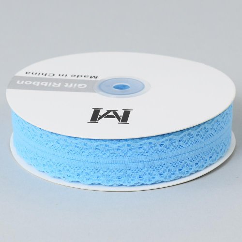 Stuha čipka 30mmx50y bl.modrá