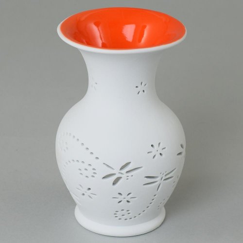 Aromalampa keram.vázička oranžová super cena