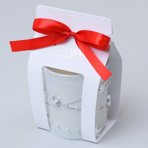 Girlanda voň.v skle biela