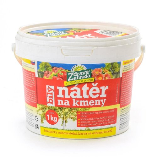 Zdravá záhrada -náter na kmene - biely 1kg