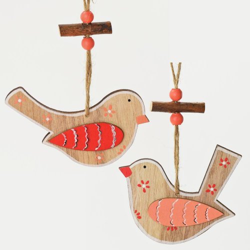 Scvtáčik drevo záves koral,losos 11x0,7x17,5 super cena