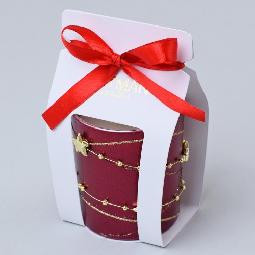 Girlanda voň.v skle bordo