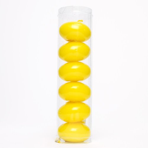 Plávajúca 1/6 met.žltá v tube