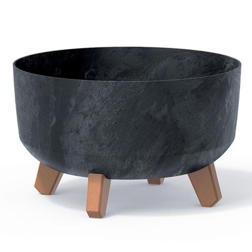 Dgrl300le kvetináč gracia low beton antracit 28,5xv17,7cm 6,8l
