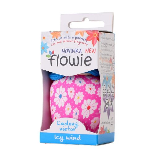 Pevnácenavôňa do auta flowie ľadový vietor