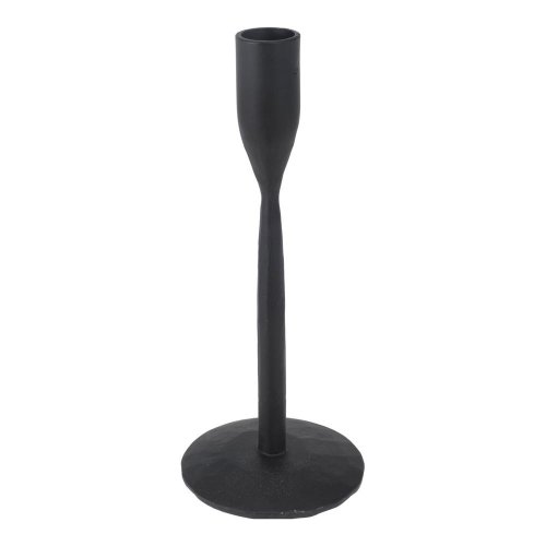 Svietnik na kónic svieč 20cm čierna //a98810440