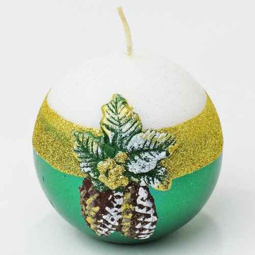 Šišky guľa 80 zelená