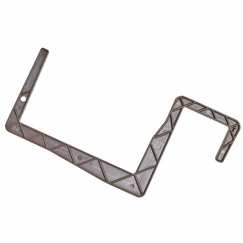 Držiak universal kratší 12cm hrana hnedý