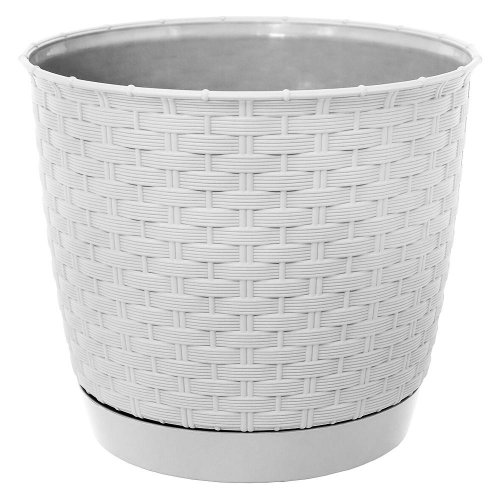 Drlo190 kvetináč ratolla round biely 19xh16,5cm/2,8l