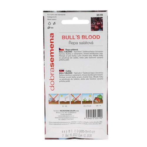 Cvikla guľatá červ. bulls blood