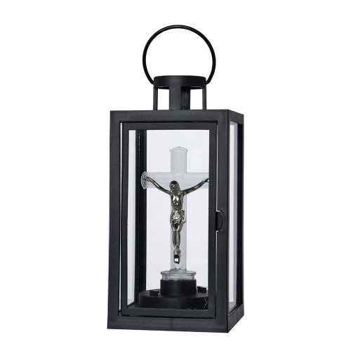 Led lucerna s krížom čierna 6/23/yze.b