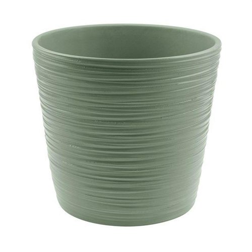 Obal ceramica rigato verde v25cm/pr.28cm