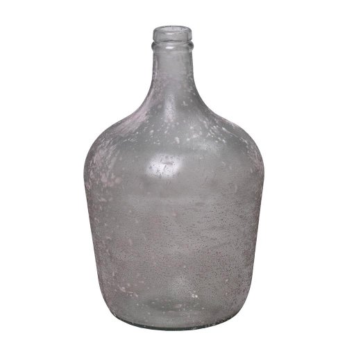 Super cena fľaša sklenená diego šedá - v30xh18cm