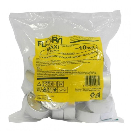 Iluminačné sv.čajové maxi 20ks