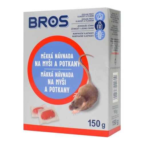 Bros myši-pasta vankúšiky 150g b1639