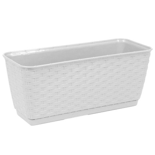 Drl400p hrantík+miska ratolla biely 38,6x15,4xh14,2cm/6l