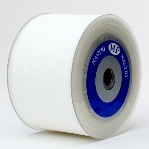 Stuha jemná biela  63mmx20m