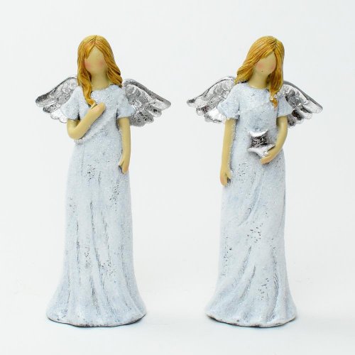 Anjel biely 7x4x15cm mix 2