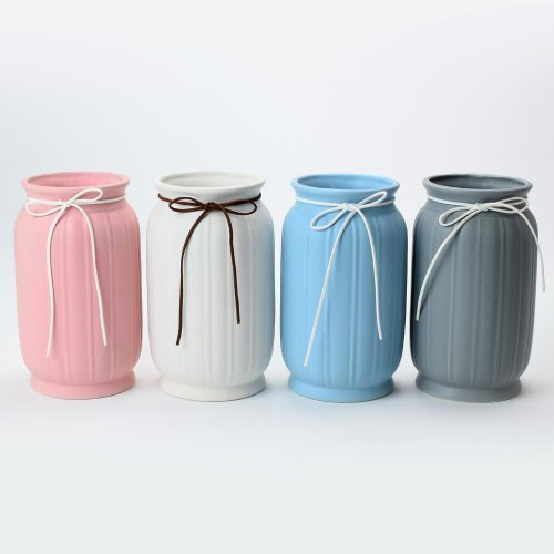 Obal váza mašľa pásy mix f 10x10x20cm super cena