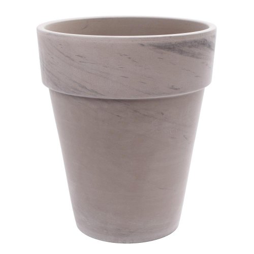 Kvetináč vysoký basalt/umbra 31cm