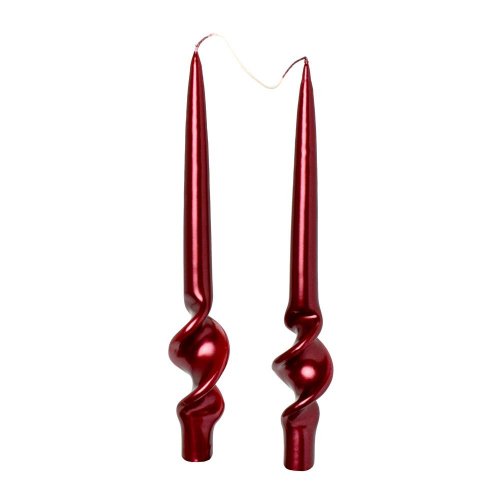 Točená špic blanka met.bordo bal.2ks 27cm