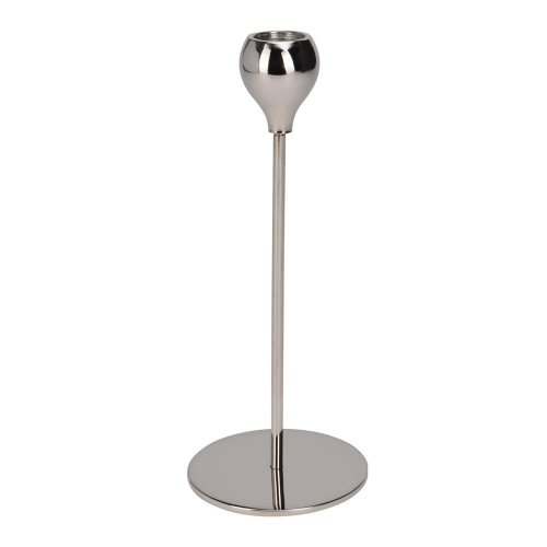 Svietnik na kónic svieč 22cm striebr.//a98810530