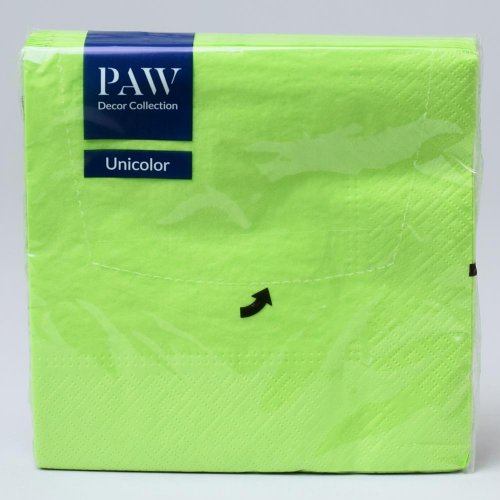 Sdl111006 servítky unicolor lunch anise green 3vrs/33x33cm 20ks