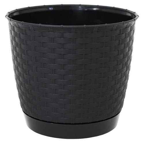Drlo250 kvetináč ratolla round antracit 25xh21,9cm/7,5l