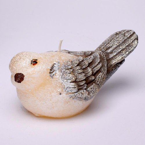 Figurka sviat. vtáčik 16x10 veľký ecru