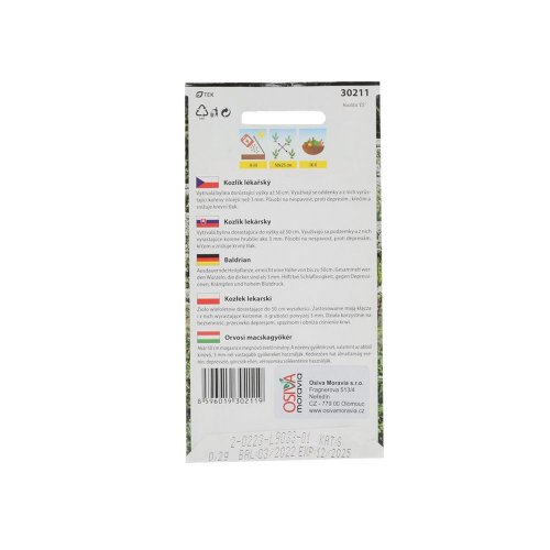 Valeriánka poľná kozlíček liečivka 0,2g