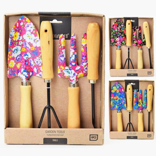 Ck9900760 sada záhr.náradia s/4 mix vzorov